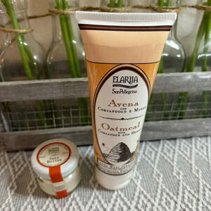 Elariia Oatmeal with Coriander and Honey Hand Cream and Moisturizing Body Cream